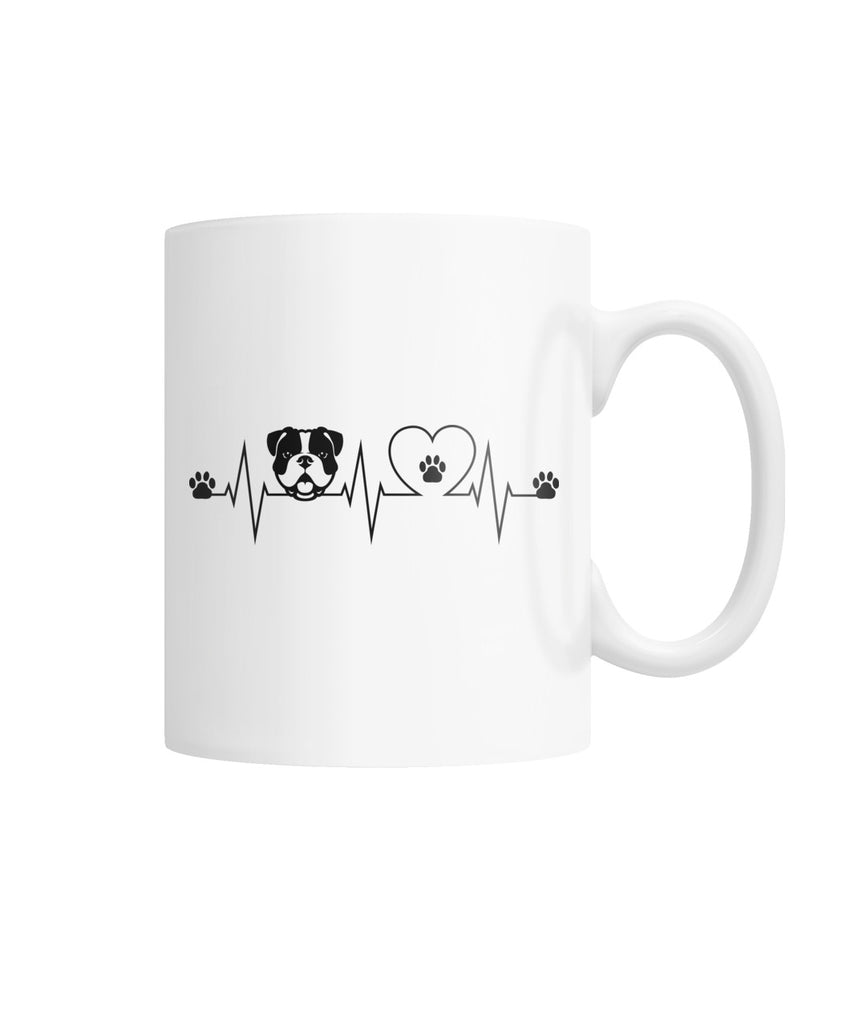 Heartbeat White Coffee Mug