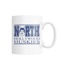 Hollywood Huskies White Coffee Mug