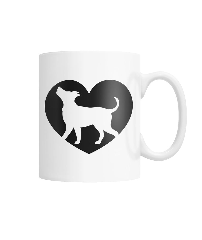 I Heart Dogs White Coffee Mug