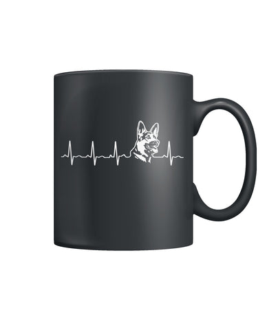 Heartbeat Shepards Color Coffee Mug