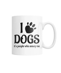 People Annoy Me White Coffee Mug