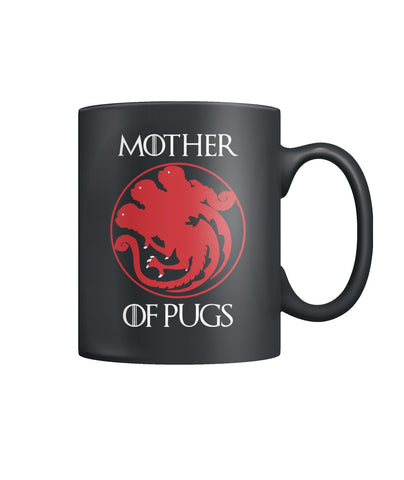 Mother Pugs Color Coffee Mug