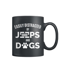Easily Distracted Color Coffee Mug