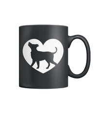 I Heart Dogs Color Coffee Mug
