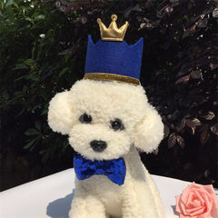 Cute Pet Birthday Hat and Bowknot