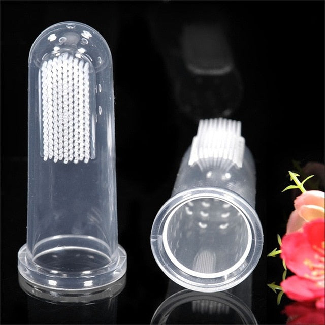 Soft Silicone Pet Finger Toothbrush